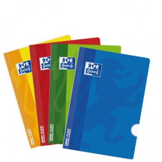 Caderno Agrafado Oxford Openflex A5 Pautado 90gr 48Fls 4Cor