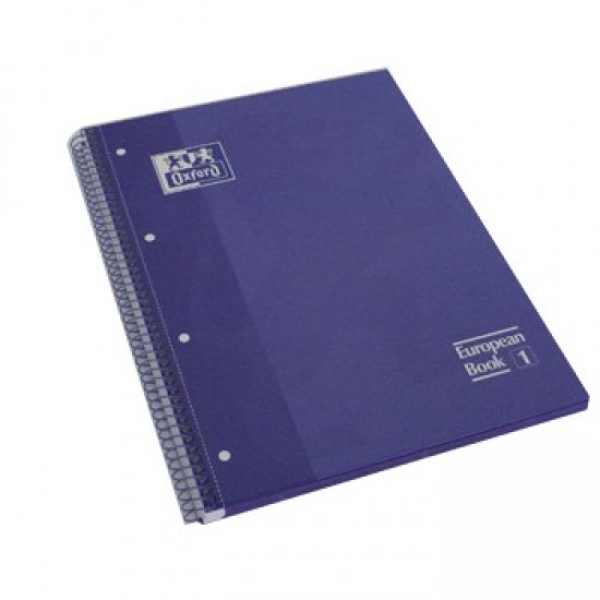 Caderno Espiral Oxford A4 Pautado 90gr 80Fls Roxo
