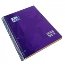 Caderno Espiral Oxford European Cartao A4 Paut 120Fls 5Cores