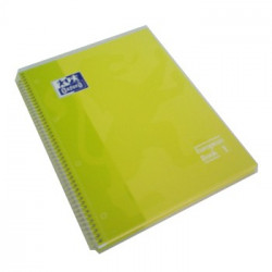 Caderno Espiral Oxford European Cartao A4 Quadriculado amar.