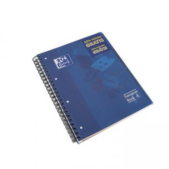 Caderno Espiral Oxford Plastico 3 Separadores A4 Pautado,120