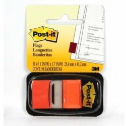 Post-it Index 1 Polegada Laranja - 1un