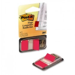 Post-it Index 1 Polegada Vermelho - 1un