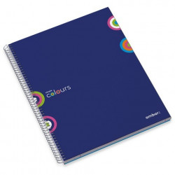 Cad Esp C/D A4 120F 70G Simple Colours Q