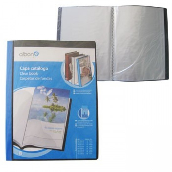 Pasta c/10 Bolsas Catalogo Preto Personalizavel