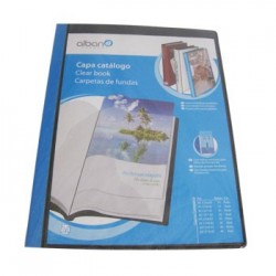 Pasta c/30 Bolsas Catalogo Preto A4 Personalizavel