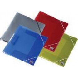 Pasta com Elastico Smead c/2 Argolas A4 Silver