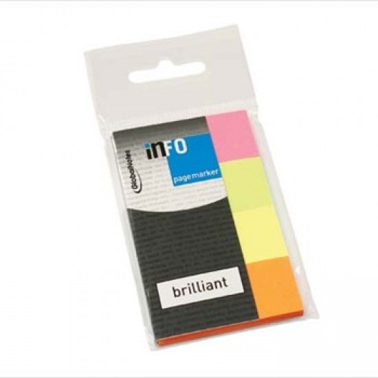 Sinalizadores Multicolor 4x20x50mm 4 Cores 160Folhas