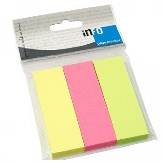 Sinalizadores Multicolor 4x25x75mm Cores Pastel 160 Folhas