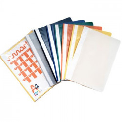 Classificador Plastico PP  Amarelo Capa Transparente 1un