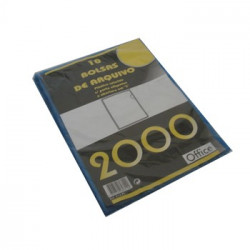 Bolsa Plastico em L C/Visor A4 Translucido Sortido 314PL 10u