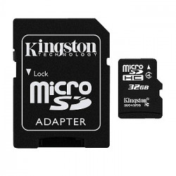 Cartao Memoria 32Gb Kingston Micro SDHC